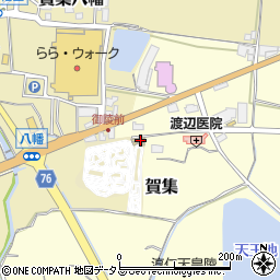 兵庫県南あわじ市賀集416周辺の地図