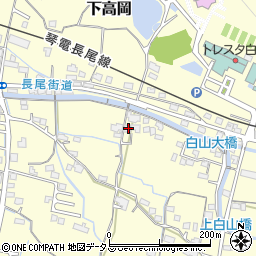 香川県木田郡三木町下高岡1273周辺の地図