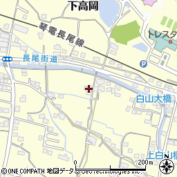 香川県木田郡三木町下高岡1368周辺の地図