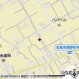 香川県丸亀市飯野町東二408周辺の地図