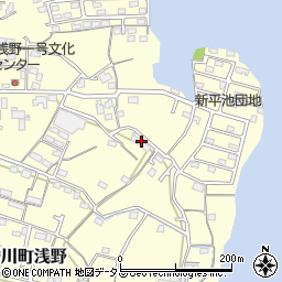 香川県高松市香川町浅野327周辺の地図