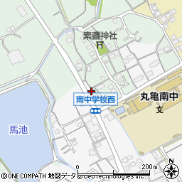 香川県丸亀市郡家町3677-2周辺の地図