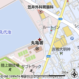 香川県丸亀市新田町1-1周辺の地図