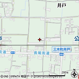 香川県木田郡三木町井戸4178周辺の地図