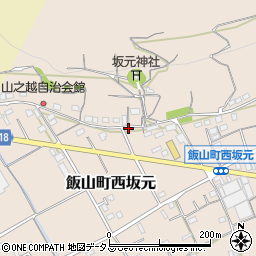 香川県丸亀市飯山町西坂元173周辺の地図