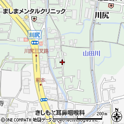 和歌山県岩出市川尻86周辺の地図