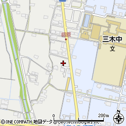 香川県木田郡三木町田中73-1周辺の地図