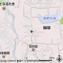 和歌山県和歌山市園部52周辺の地図