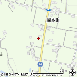 千疋高松線周辺の地図