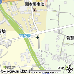 兵庫県南あわじ市賀集858周辺の地図