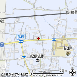 和歌山県和歌山市弘西129周辺の地図