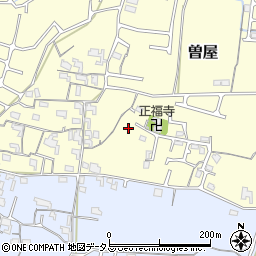和歌山県岩出市曽屋周辺の地図
