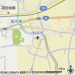 和歌山県紀の川市松井周辺の地図