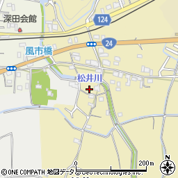 〒649-6555 和歌山県紀の川市松井の地図