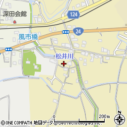 和歌山県紀の川市松井周辺の地図