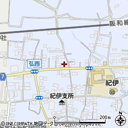 和歌山県和歌山市弘西133周辺の地図