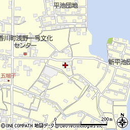 香川県高松市香川町浅野364周辺の地図