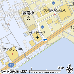 ザ・ビッグ丸亀城南店周辺の地図