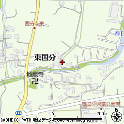 和歌山県紀の川市東国分361-1周辺の地図