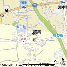 兵庫県南あわじ市賀集829周辺の地図