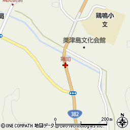 鶏知周辺の地図