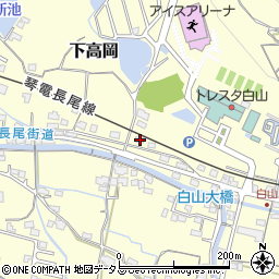 香川県木田郡三木町下高岡2481周辺の地図