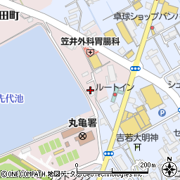 香川県丸亀市新田町2-5周辺の地図