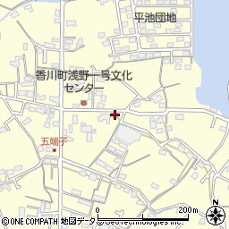 香川県高松市香川町浅野335周辺の地図
