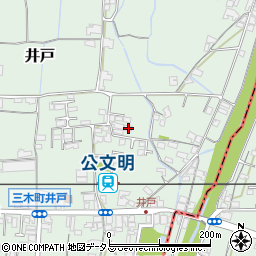 香川県木田郡三木町井戸4100周辺の地図