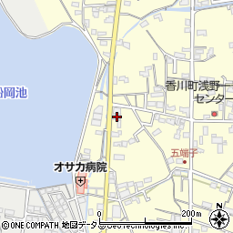香川県高松市香川町浅野262周辺の地図