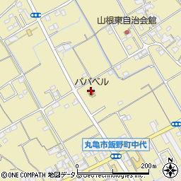 株式会社パパベル　丸亀店周辺の地図