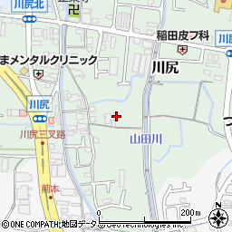 和歌山県岩出市川尻98-2周辺の地図