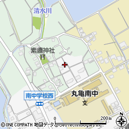 香川県丸亀市郡家町3697周辺の地図