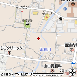 和歌山県紀の川市西大井周辺の地図