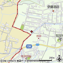 和歌山県岩出市吉田92-52周辺の地図