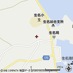 愛媛県上島町（越智郡）生名（浦の浜）周辺の地図