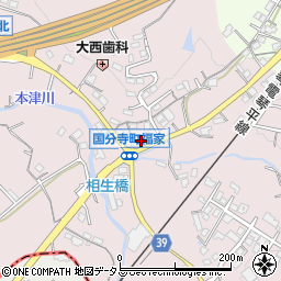 香川県高松市国分寺町福家甲184周辺の地図