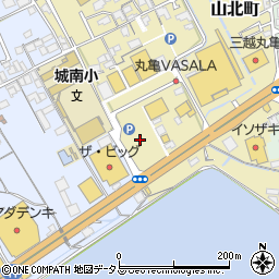 香川銀行丸亀バサラ ＡＴＭ周辺の地図