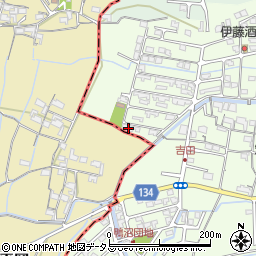 和歌山県岩出市吉田92-58周辺の地図