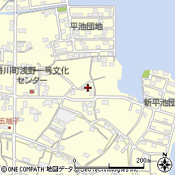 香川県高松市香川町浅野355周辺の地図
