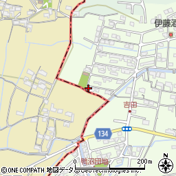 和歌山県岩出市吉田92-59周辺の地図