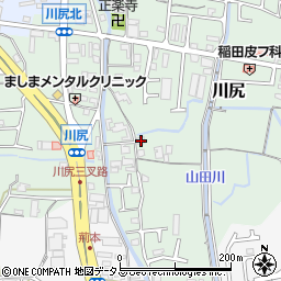 和歌山県岩出市川尻96-1周辺の地図