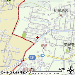 和歌山県岩出市吉田92-4周辺の地図