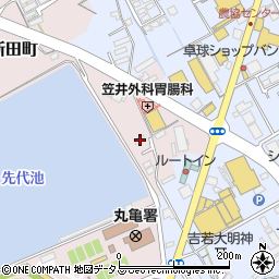 香川県丸亀市新田町12周辺の地図