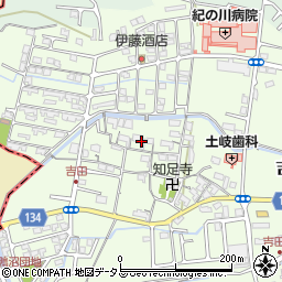 和歌山県岩出市吉田159周辺の地図