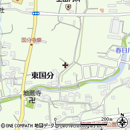 和歌山県紀の川市東国分周辺の地図