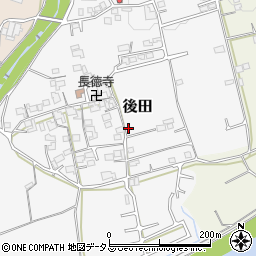 和歌山県紀の川市後田192周辺の地図