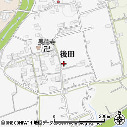 和歌山県紀の川市後田192-1周辺の地図