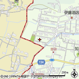 和歌山県岩出市吉田92-60周辺の地図