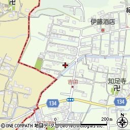 和歌山県岩出市吉田92-84周辺の地図